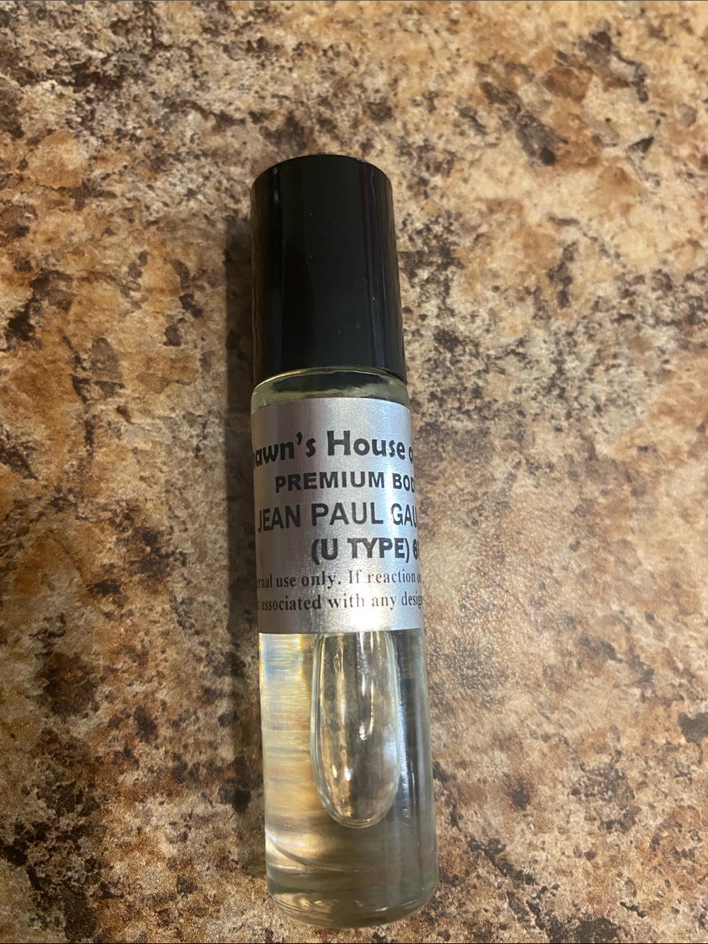 Jean Paul Gaultier Type Roll-On Perfume Oil - Clear/Black ( U ) Type